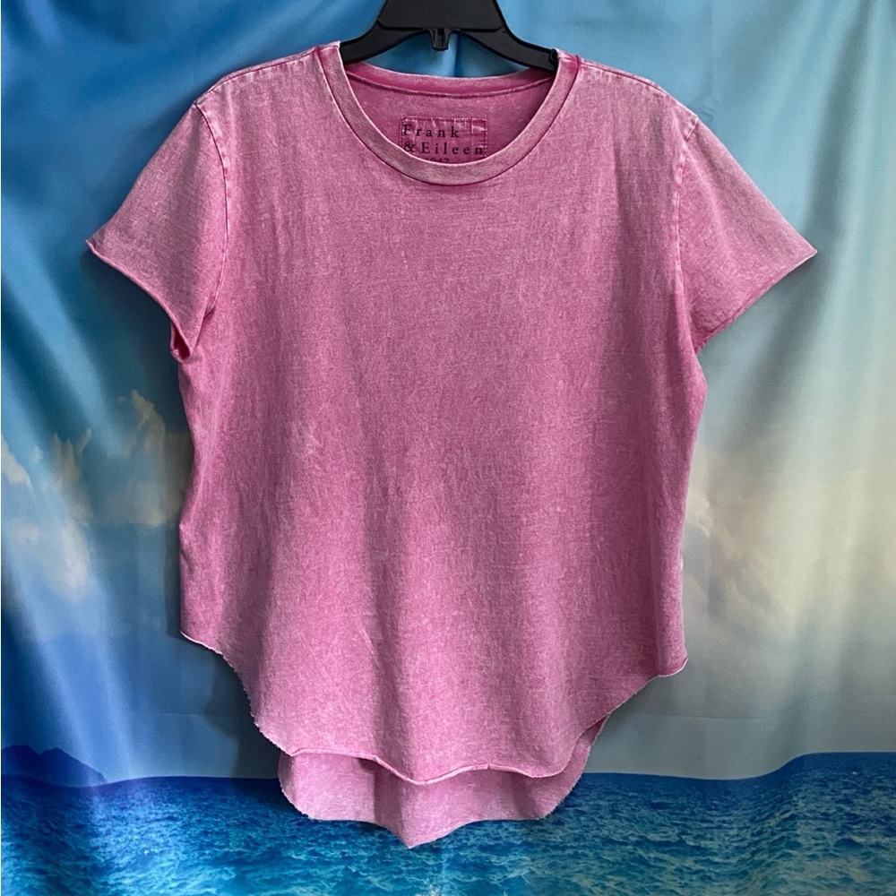 Frank & Eileen THEO LAB219 Perfect Tee Heritage Jersey Size: L Mineral wash Pink